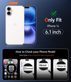 MagSafe Clear Transparent Silicone Magnetic case for Apple iphone 16