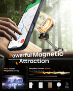 Black MagSafe Clear Transparent Silicone Magnetic case for Apple iphone 17 Pro Max