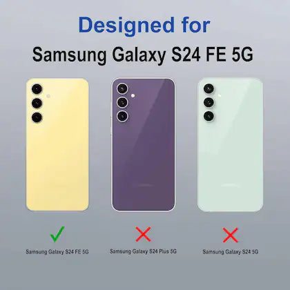 Black MagSafe Clear Transparent Silicone Magnetic case for Samsung S24 FE