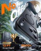 Black MagSafe Clear Transparent Silicone Magnetic case for Apple iphone 17 Pro Max