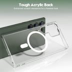 MagSafe Clear Transparent Silicone Magnetic case for Samsung S24 Ultra