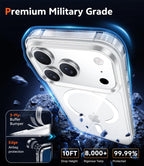 MagSafe Clear Transparent Silicone Magnetic case for Apple iphone 17 Pro Max