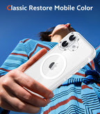 MagSafe Clear Transparent Silicone Magnetic case for Apple iphone 16