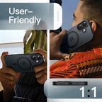 Black MagSafe Clear Transparent Silicone case for Apple iphone 17