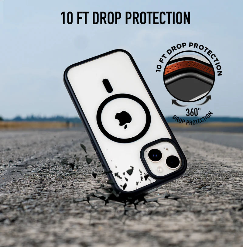 iPhone 13 Pro Back Cover case | Fusion Bold Magnetic Matte - Matte Black