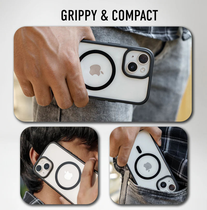 iPhone 13 Pro Back Cover case | Fusion Bold Magnetic Matte - Matte Black