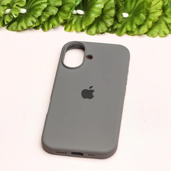 Dark Grey Original Silicone case for Apple iphone 17