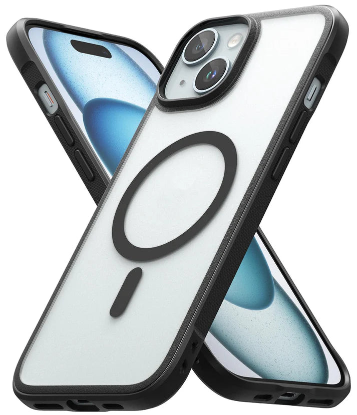 iPhone 15 Back Cover case | Fusion Bold Magnetic Matte - Matte Black