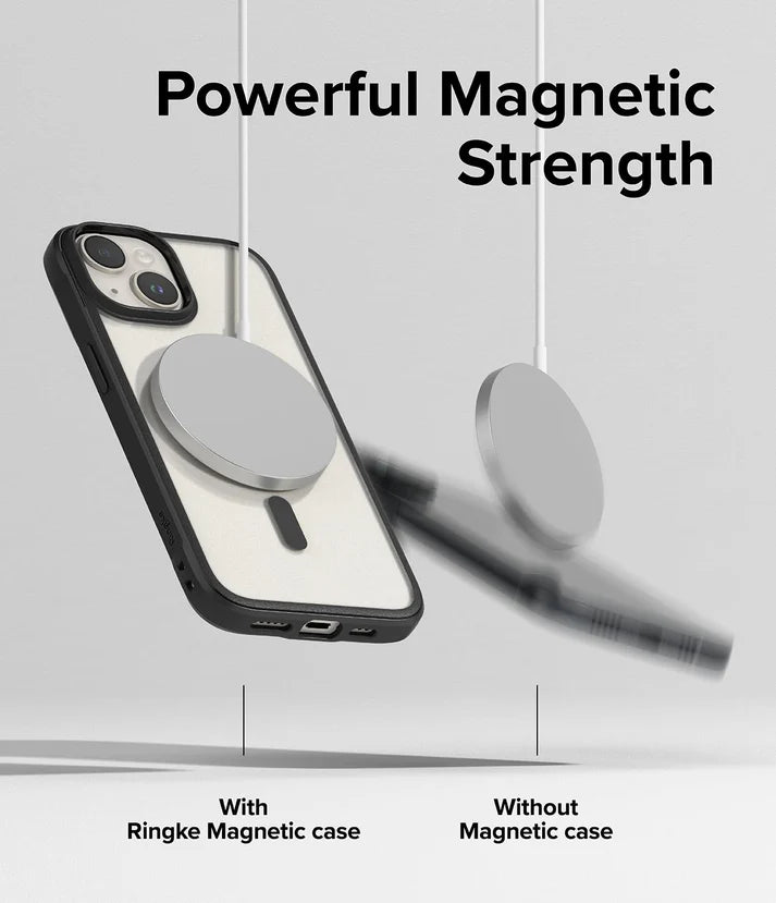 iPhone 15 Back Cover case | Fusion Bold Magnetic Matte - Matte Black