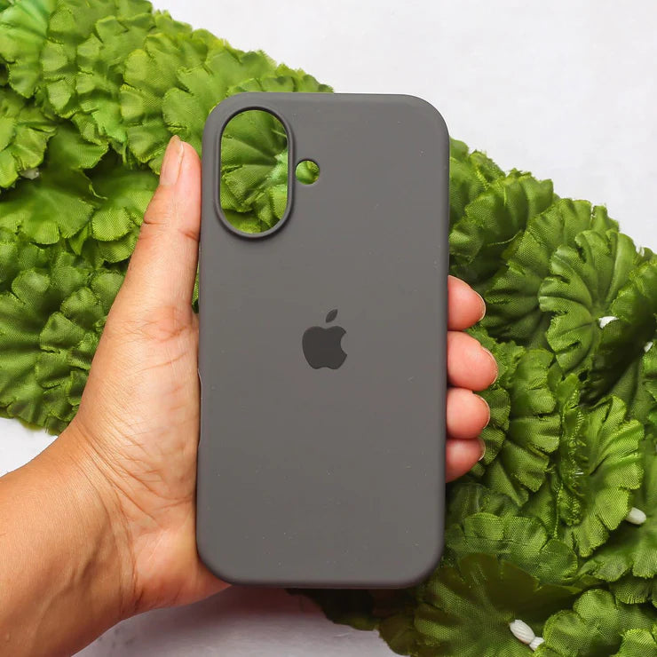 Dark Grey Original Silicone case for Apple iphone 17