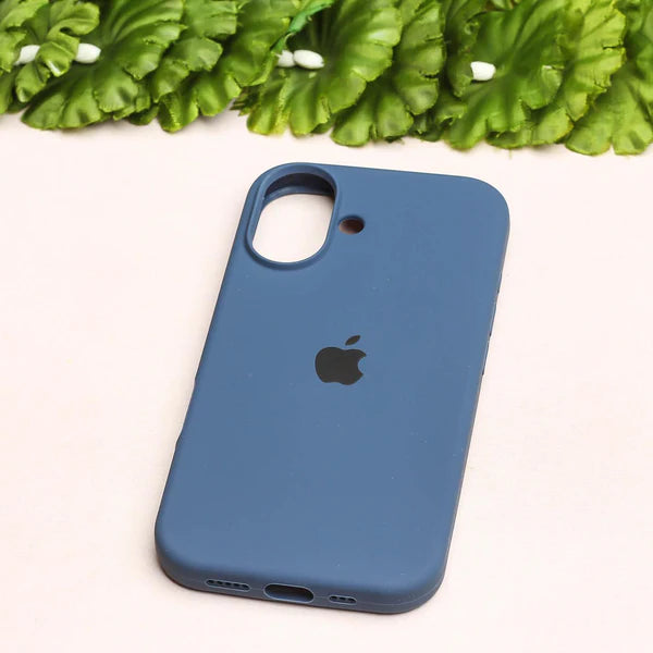 Dark Blue Original Silicone case for Apple iphone 17