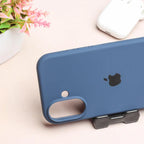 Dark Blue Original Silicone case for Apple iphone 17