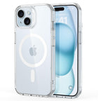 MagSafe Clear Transparent Silicone Magnetic case for Apple iphone 15