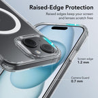 MagSafe Clear Transparent Silicone Magnetic case for Apple iphone 15