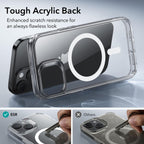 MagSafe Clear Transparent Silicone Magnetic case for Apple iphone 15
