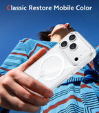 MagSafe Clear Transparent Silicone Magnetic case for Apple iphone 17 Pro