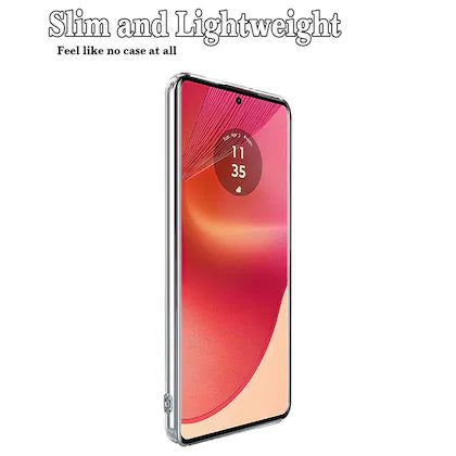 Motorola Edge 50 Fusion Back Cover  (Transparent, Shock Proof, Silicon)