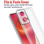 Motorola Edge 50 Fusion Back Cover  (Transparent, Shock Proof, Silicon)