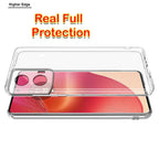 Motorola Edge 50 Fusion Back Cover  (Transparent, Shock Proof, Silicon)