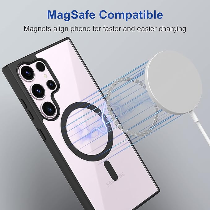 Premium Back Case Cover for Samsung Galaxy S25 ultra 5G | MagSafe-Compatible | Scratch-Resistant Design