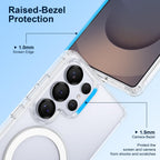 Samsung S25 Ultra Back Cover case | Magsafe Bold Magnetic Matte - Clear